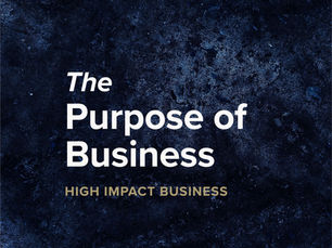 the purpose of business