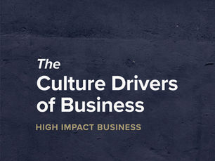 culture drivers of business