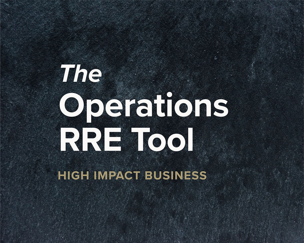 The Operations RRE Tool