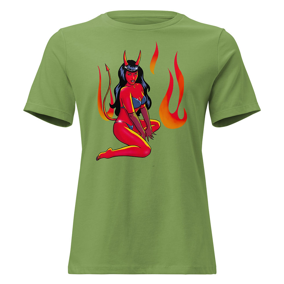 Thumbnail: Baddie Devil, Women's T-Shirt