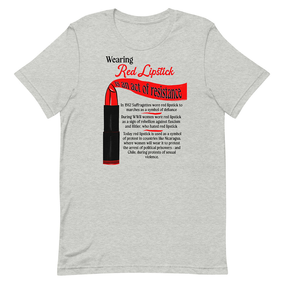 Thumbnail: RED LIPSTICK is RESISTANCE Unisex/Men's T-Shirt