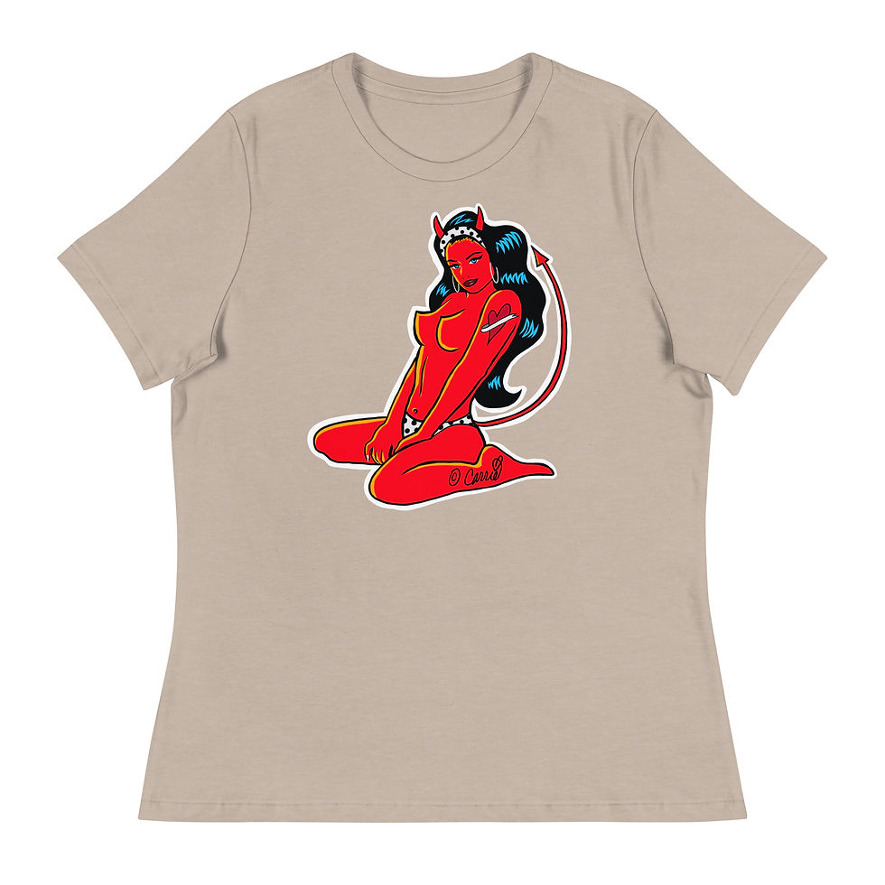 Thumbnail: Playful She-Devil Women's T-Shirt