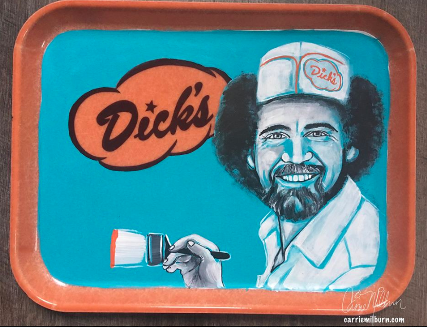 dicks-drive-in-art-show