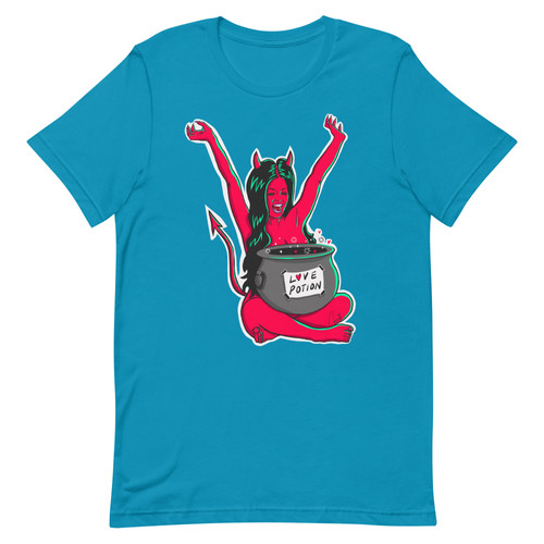 Love Potion She-Devil Men's T-Shirt | carrie-milburn