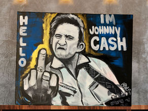New Johnny Cash Painting