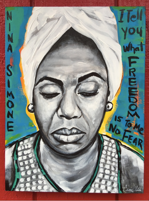 Nina Simone Painting on Canvas