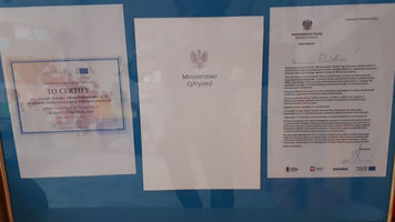 Podziękowania z Ministerstwa Cyfryzacji