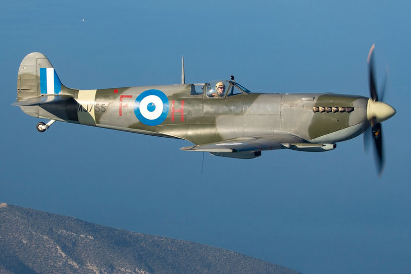 Το ελληνικό Spitfire Mk IX LF S/N MJ755.