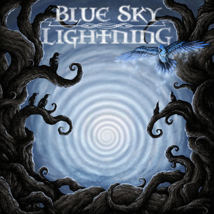 Blue-Sky-Lightning-Digital-Album-Cover-Design