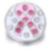 Pink Ribbon ginger snap button