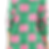 Back view of pink and green patchwork open cardigan.