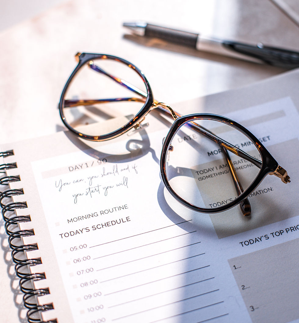 Blue Light Blocking Glasses (Tortoise Shell & Gold)