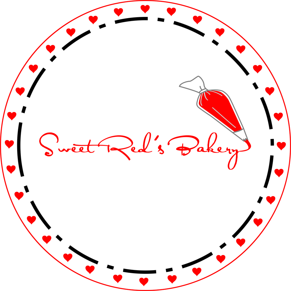 Sweet Red's Bakery Primary Logo