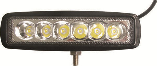 FARO DE NIEBLA 6 LED BLANCO AMBAR CON ESTROBO 116x128x48mm BLANCO AMABAR