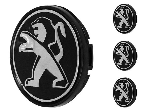 CENTRO DE RIN 2" PEUGEOT BOLSAS CON 4 PZAS