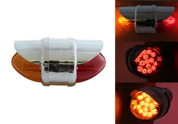 DIRECCIONAL TORPEDO CON VISERA 30 LED TORNILLO LATERAL 12-24V