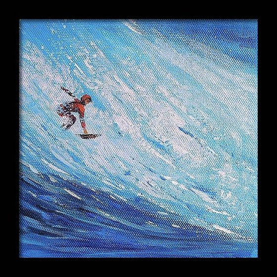 Miniatura: virtual view of surfing the ocean waves