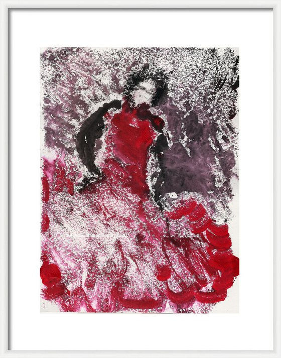 Miniature : virtual frame view of of Spanish Flamenco dancer