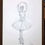 Miniatura: Ballet Dancer Sketch Art