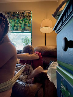 Birth doula supporting hospital delivery in San Antonio