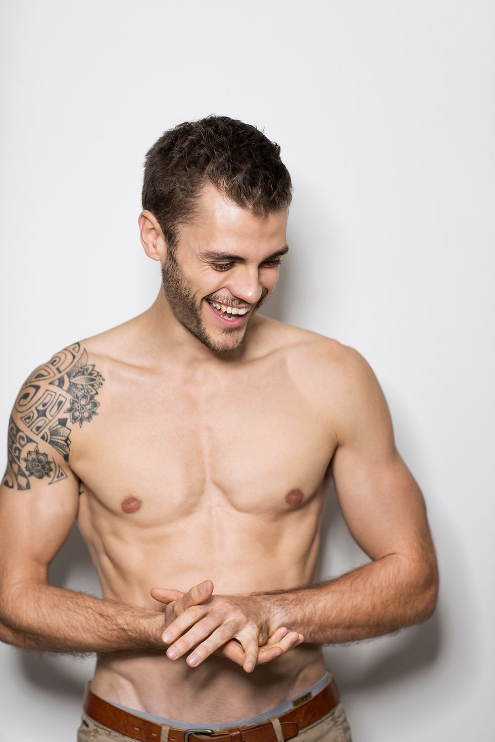 Professional chest waxing service at private spa in Westport CT