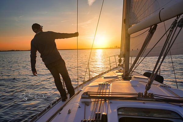 Sunset over the Long Island Sound