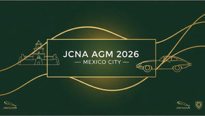 Del 14 al 19 de abril, Ciudad de México albergará la AGM JCNA 2026 en México, encuentro que reúne clubes Jaguar con agenda de actividades y concurso automotriz.