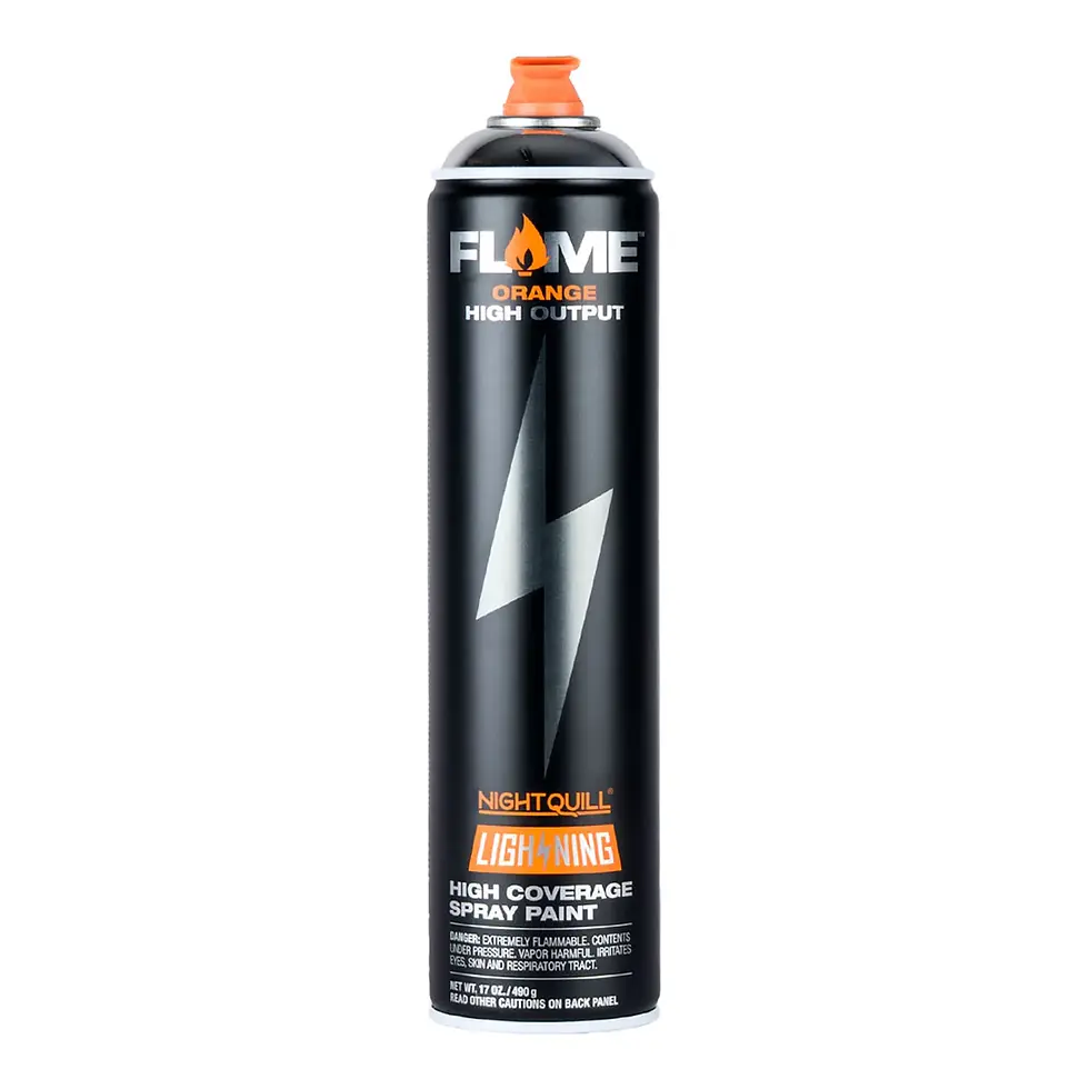 Miniature : Bombe de peinture Flame Orange NightQuill Lightning 600ml