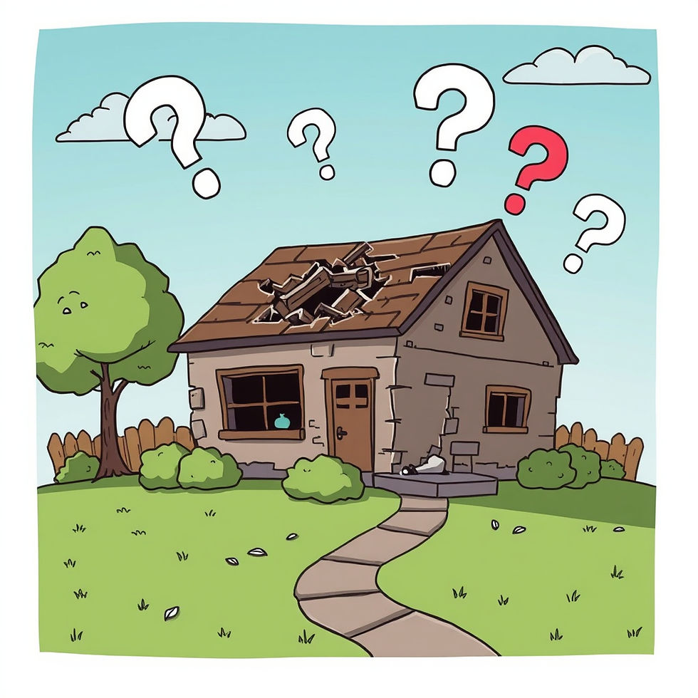 You have house damage, you have to report a claim. What do you do?