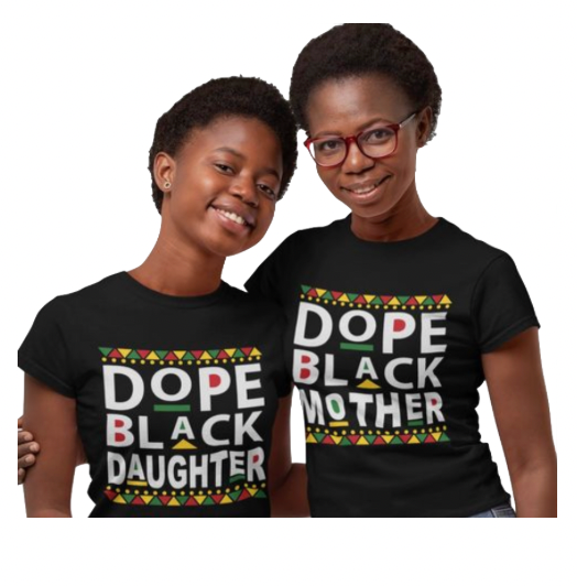 Dope Black Mother and Daughter (African)