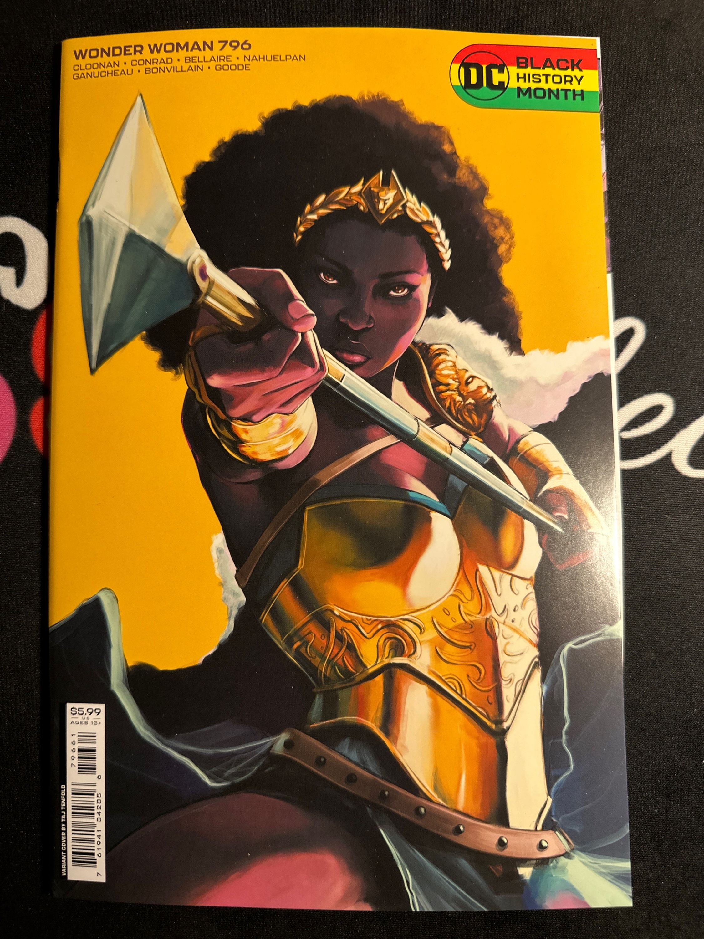 Wonder Woman 796 Black History Month Variant