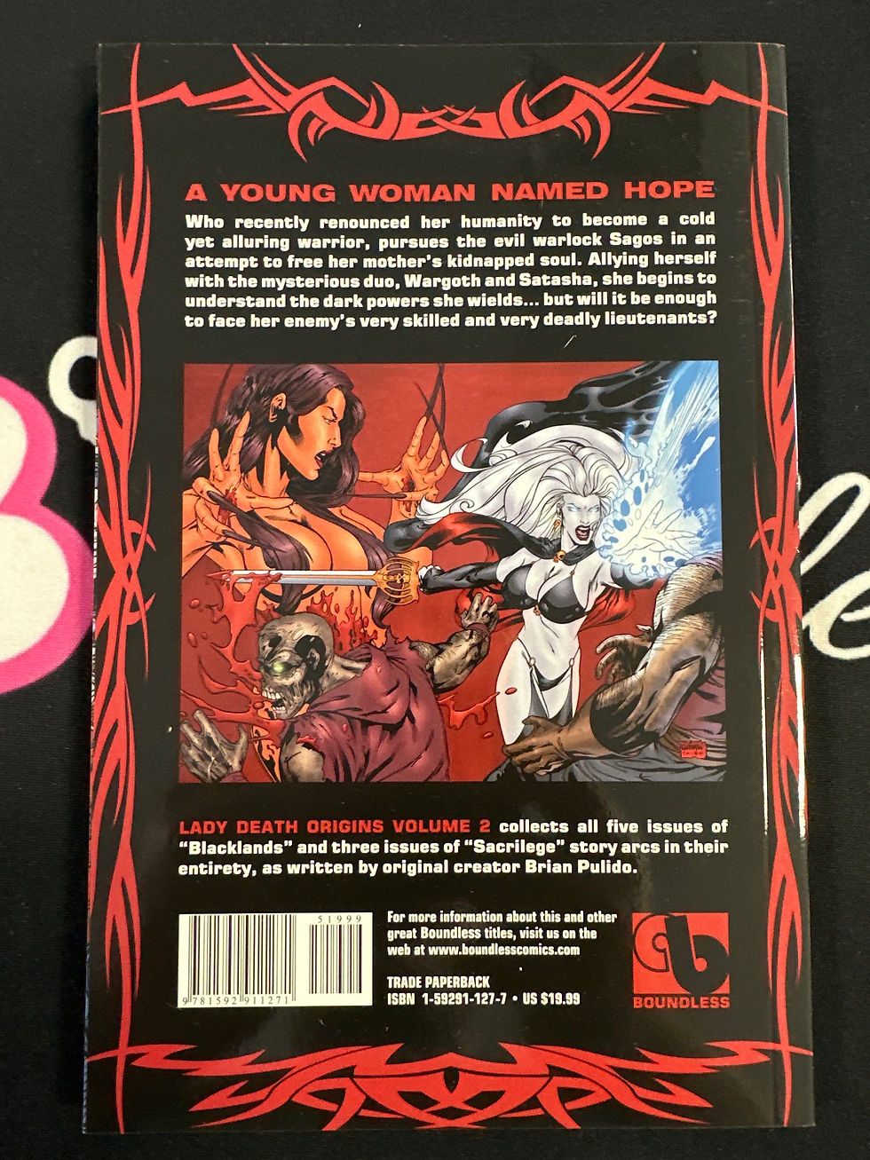 Thumbnail: Lady Death: Origins TPB 2