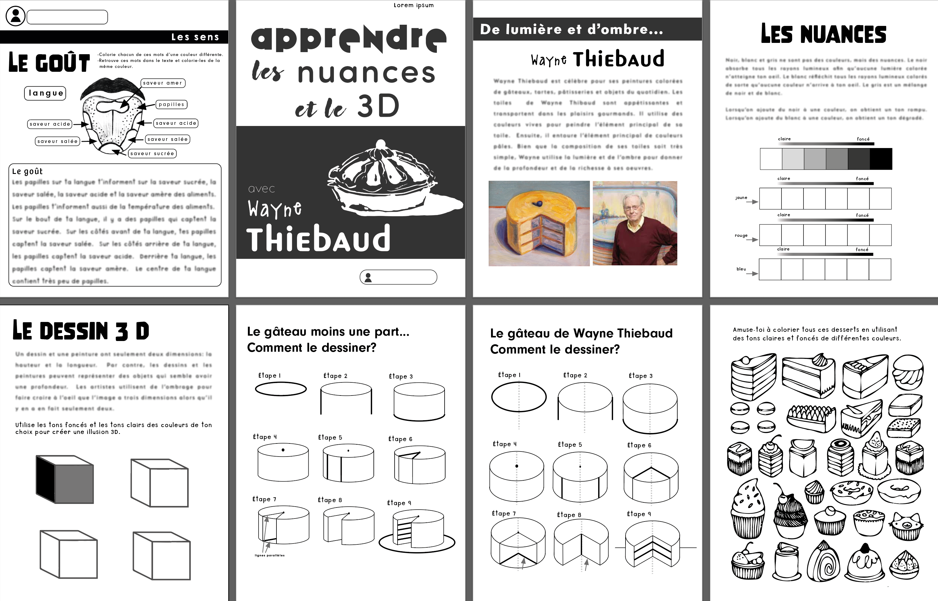 Wayne Thiebaud: les nuances, le 3D (et le goût)