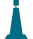 Icone balise gauche bleu marine