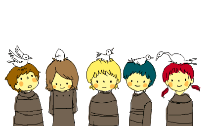 ふわふわ・りさんのイラスト