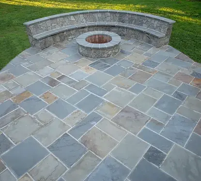Roswell Flagstone Patio Installation
