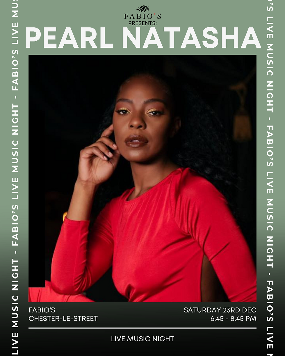 Live Music: Pearl Natasha