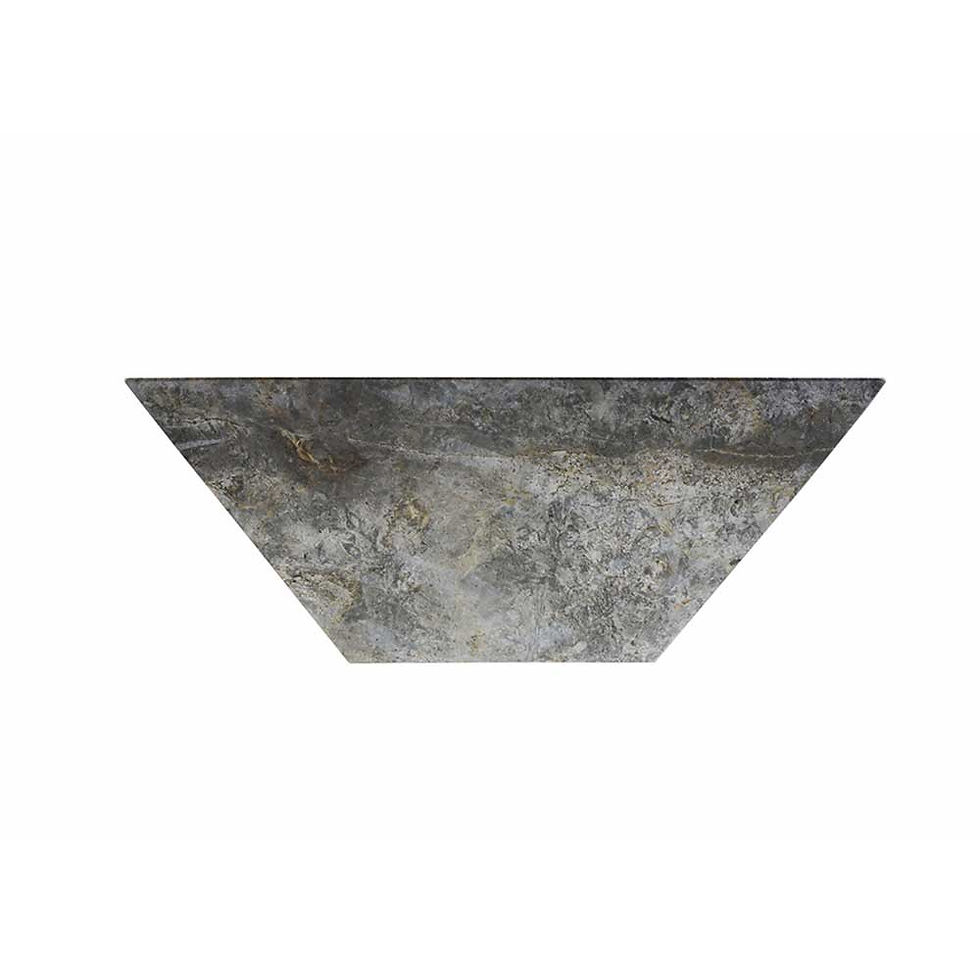 Thumbnail: Silver square sink bowl spill away