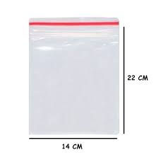 Saco Zip Transparente N.07 14x22cm. - Grespan