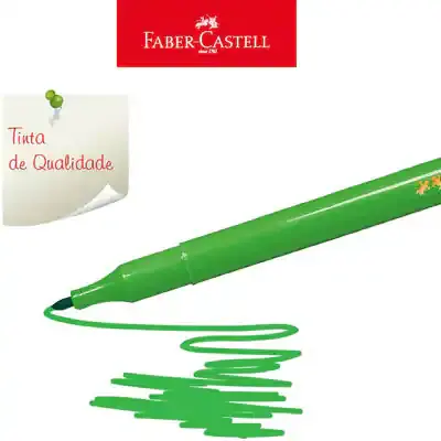 Miniatura: Caneta Hidrográfica 12 Cores Regular - Faber Castell