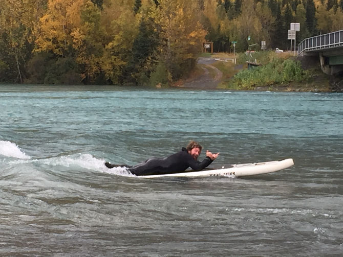 Kenai River Surfing