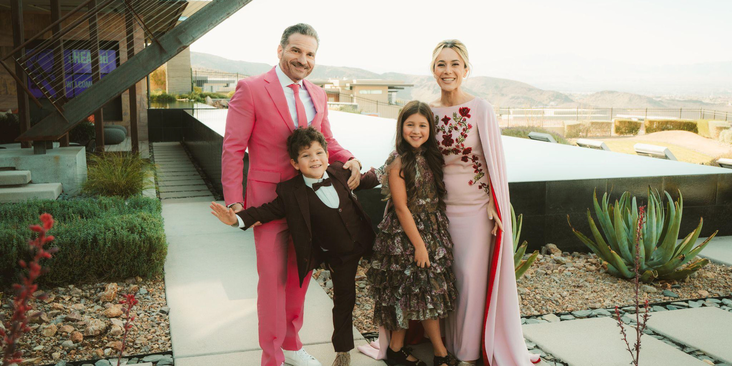 The Lolli family — full-width editorial portrait