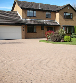 Driveway after the Clean. A deep clean and the driveway was re-sanded