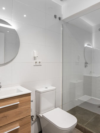 contemporary bathroom remodeling