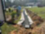 French Drain System Installed by Carolina Terrain