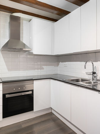 White Modern Kitchen Remodeling