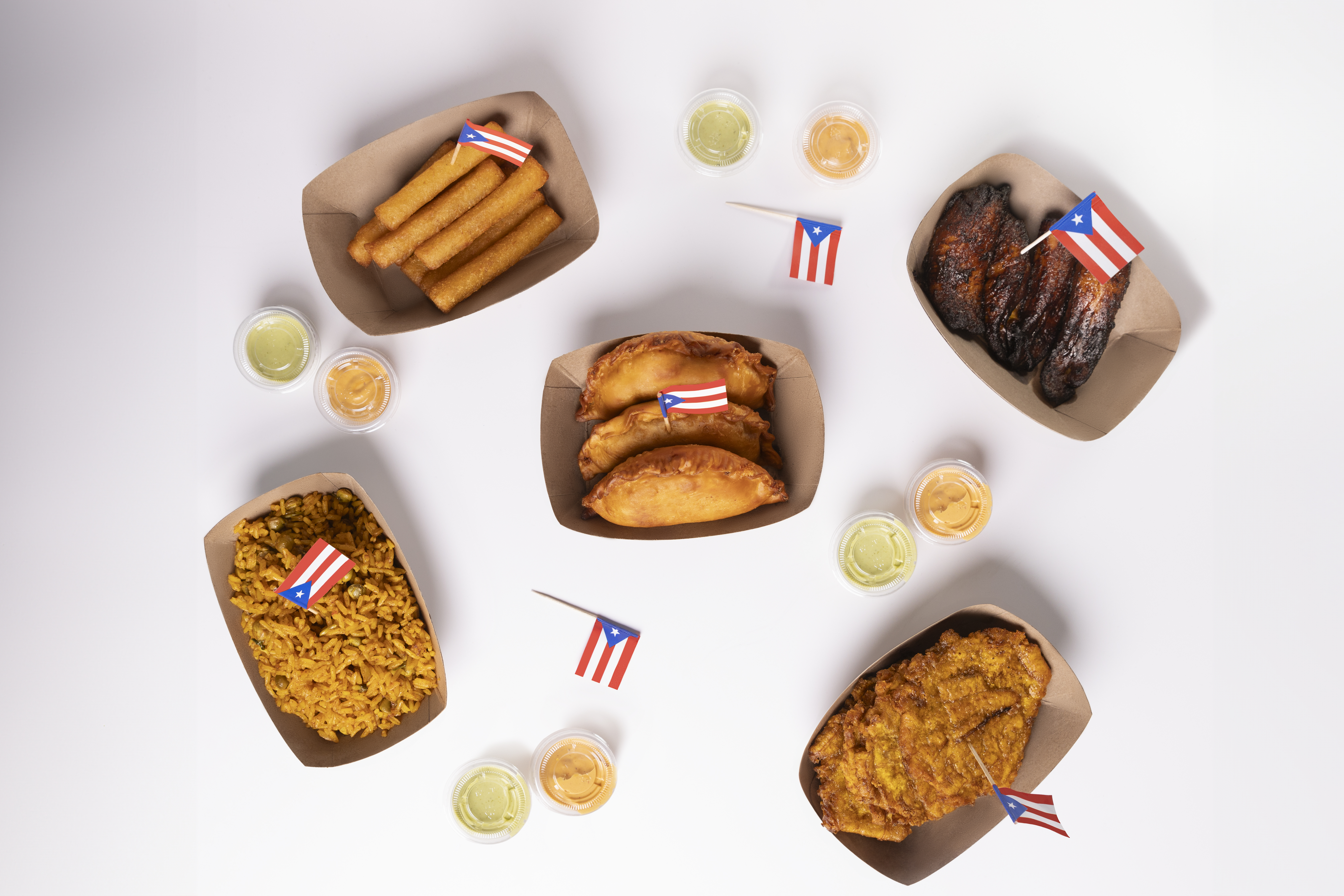 Arranged Food and Objects