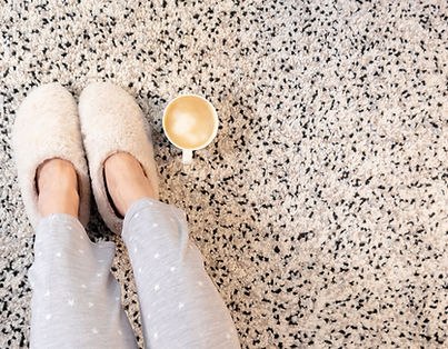 Hospital Care Feet Slippers Latte