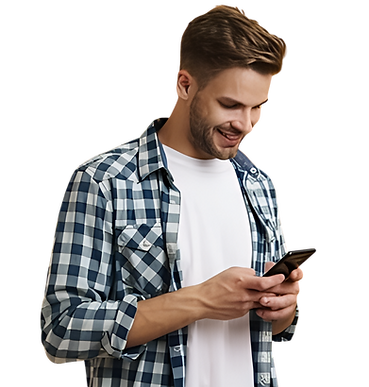 Person using EasyDerm on their phone