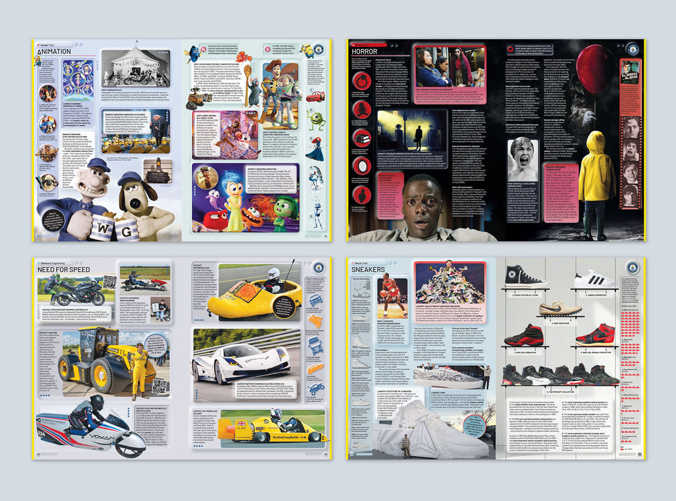 Page creation for the world's biggest-selling annual book